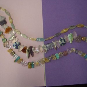 Beryll, Quarze im fancy cut, 
Silber