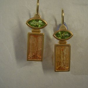 Peridot, Imperialtopas, 
Gold 900/000