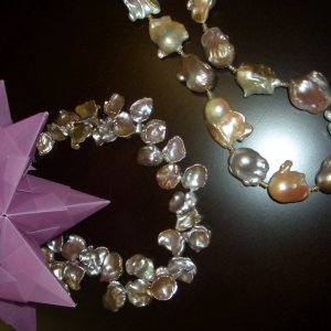 S&uuml;&szlig;wasserperlen, Fancy Tropfen, Zirkone, Gold