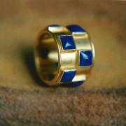 Lapislazuli,Gold 750/000