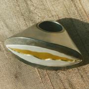 Mantelring, Feinsilber, Gold 900/000, Palladium 500/000