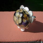 Handgearbeitetes Glas, Silber 925/000