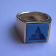 Lagenachat, Gold 750/000